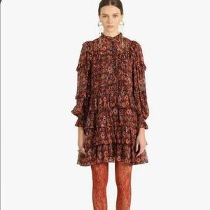 Ulla Johnson Esma silk dress, size 8